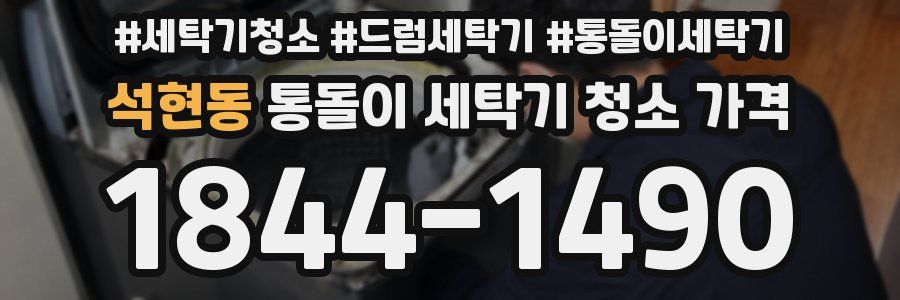 석현동 통돌이 세탁기 청소 가격