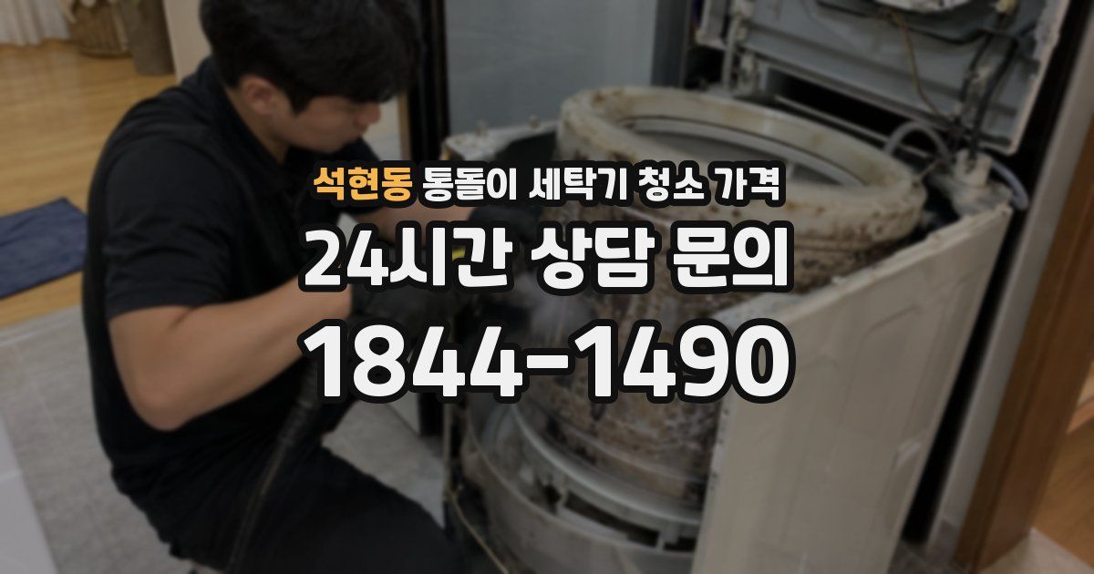 석현동 통돌이 세탁기 청소 가격