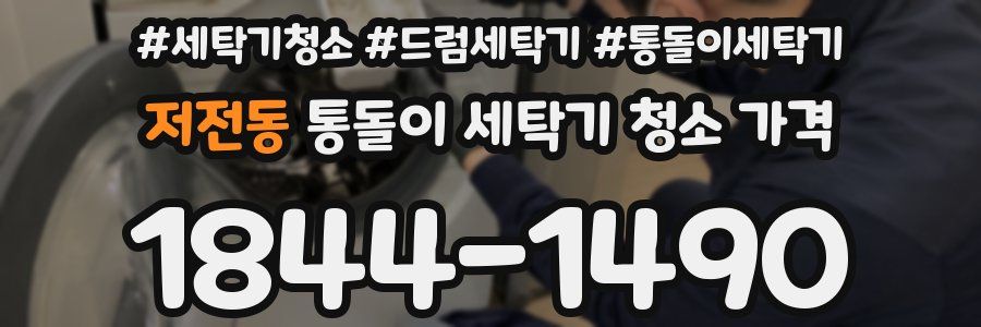 저전동 통돌이 세탁기 청소 가격