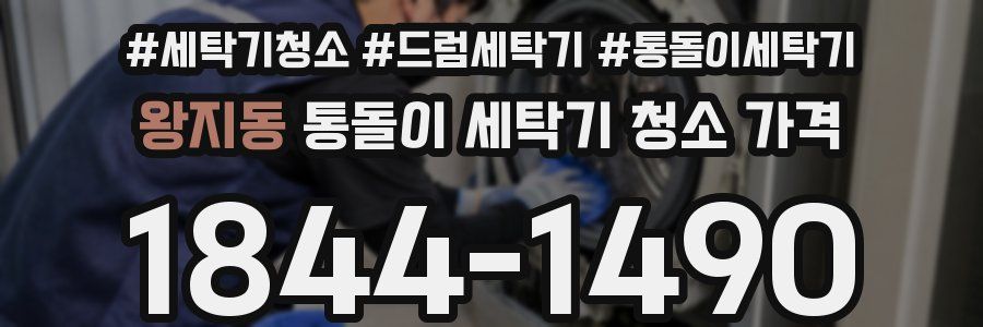왕지동 통돌이 세탁기 청소 가격