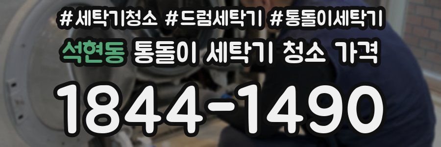 석현동 통돌이 세탁기 청소 가격