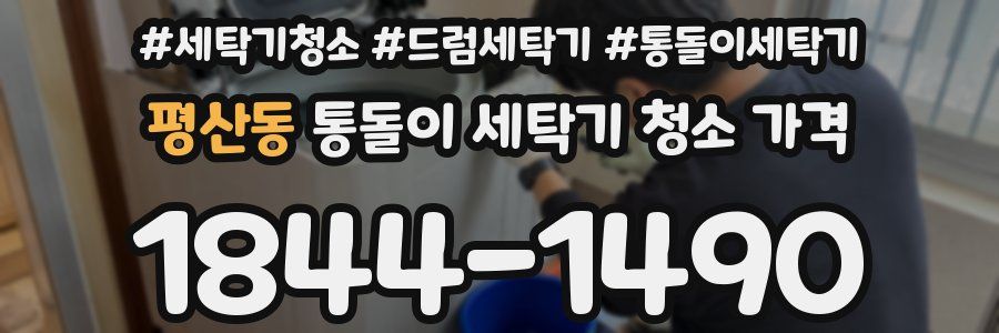 평산동 통돌이 세탁기 청소 가격