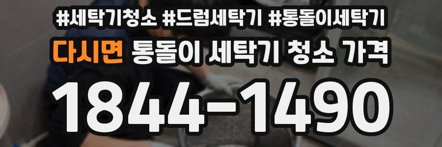 다시면 통돌이 세탁기 청소 가격