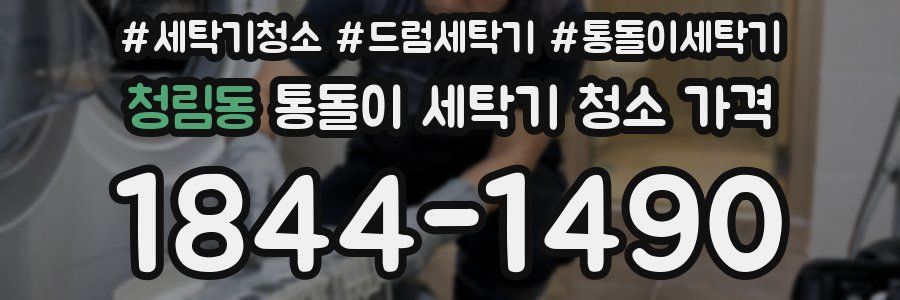 청림동 통돌이 세탁기 청소 가격