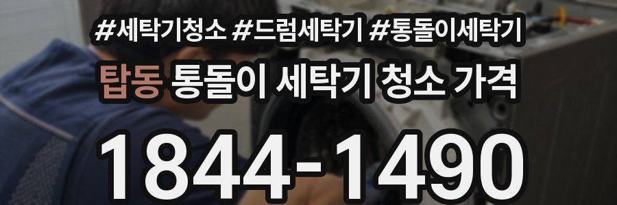 탑동 통돌이 세탁기 청소 가격