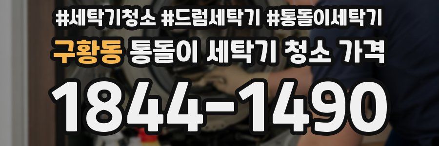 구황동 통돌이 세탁기 청소 가격
