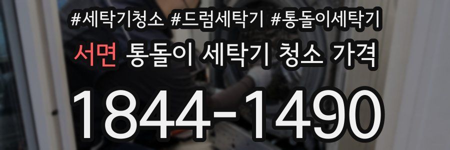 서면 통돌이 세탁기 청소 가격