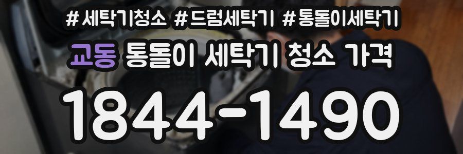 교동 통돌이 세탁기 청소 가격