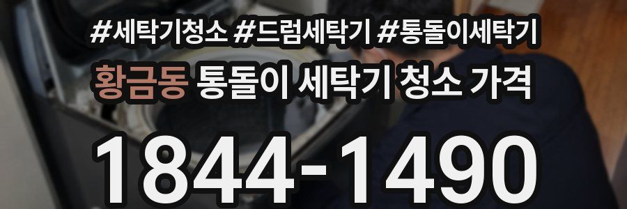 황금동 통돌이 세탁기 청소 가격