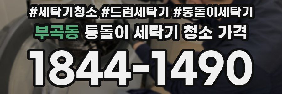 부곡동 통돌이 세탁기 청소 가격