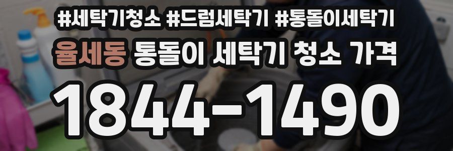 율세동 통돌이 세탁기 청소 가격