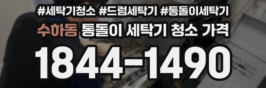 수하동 통돌이 세탁기 청소 가격