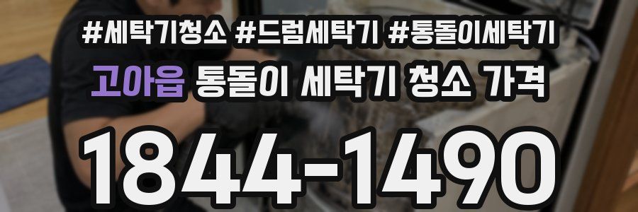 고아읍 통돌이 세탁기 청소 가격