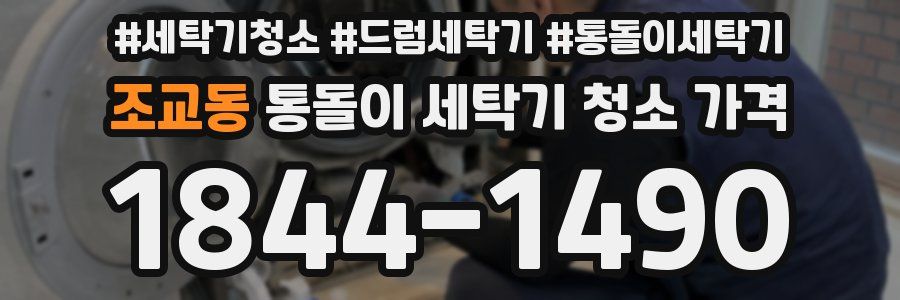 조교동 통돌이 세탁기 청소 가격