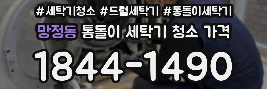 망정동 통돌이 세탁기 청소 가격