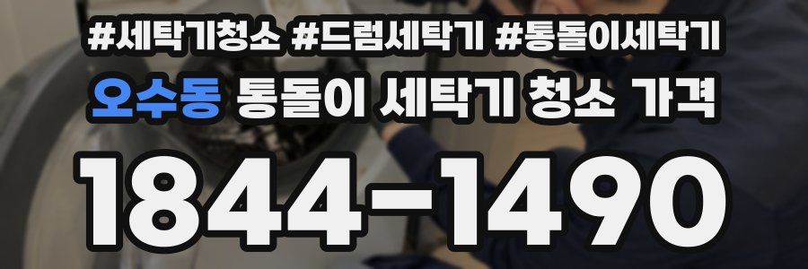 오수동 통돌이 세탁기 청소 가격