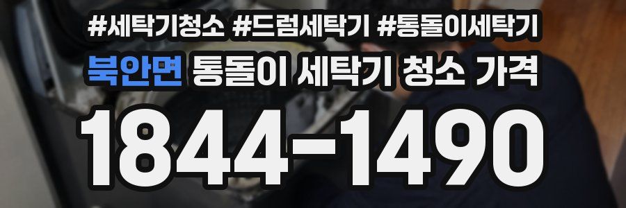 북안면 통돌이 세탁기 청소 가격