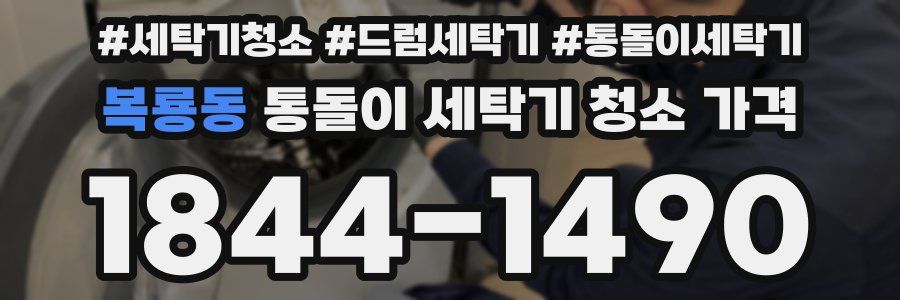 복룡동 통돌이 세탁기 청소 가격
