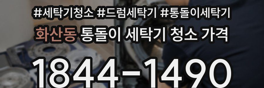 화산동 통돌이 세탁기 청소 가격