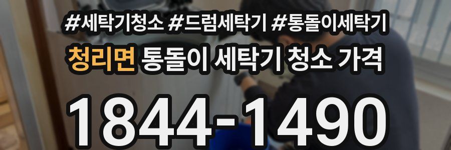 청리면 통돌이 세탁기 청소 가격