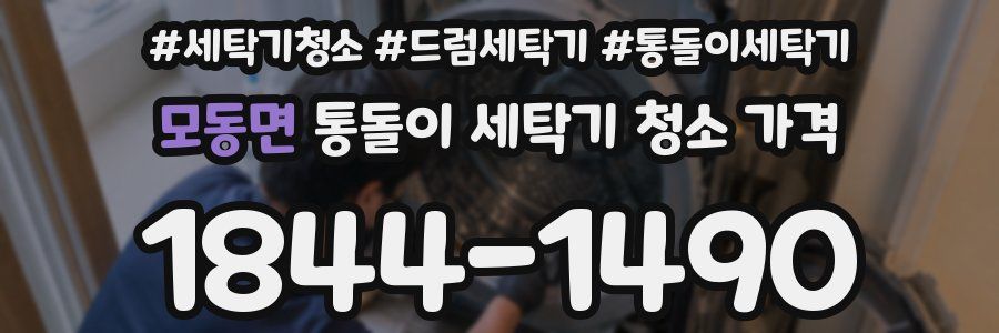 모동면 통돌이 세탁기 청소 가격