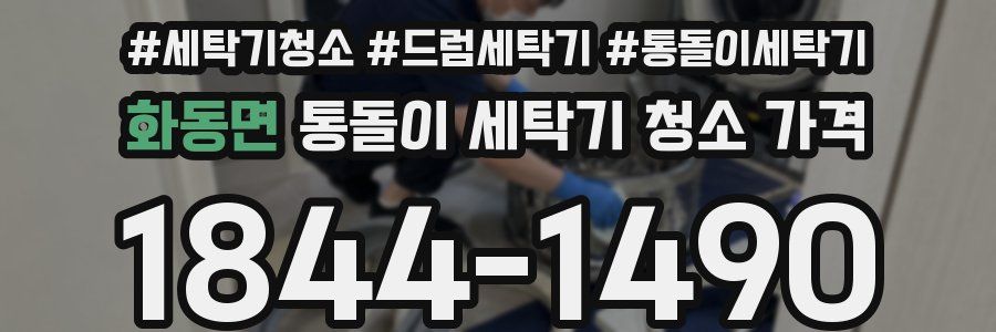 화동면 통돌이 세탁기 청소 가격