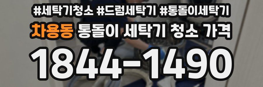 차용동 통돌이 세탁기 청소 가격