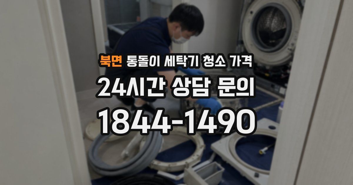 북면 통돌이 세탁기 청소 가격