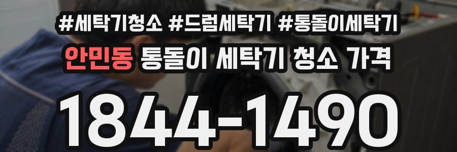 안민동 통돌이 세탁기 청소 가격