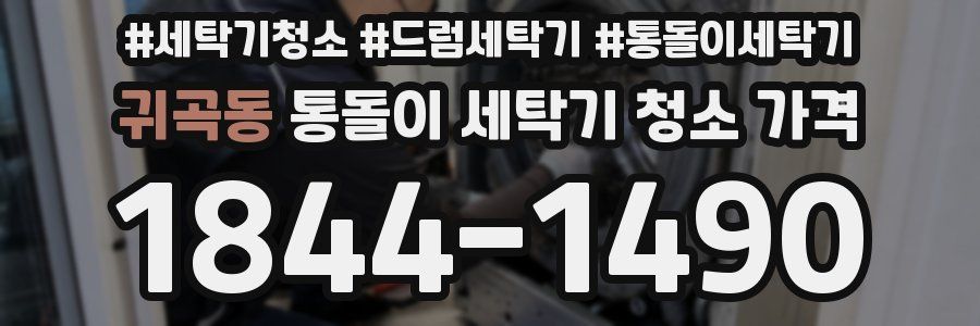 귀곡동 통돌이 세탁기 청소 가격