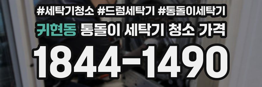 귀현동 통돌이 세탁기 청소 가격