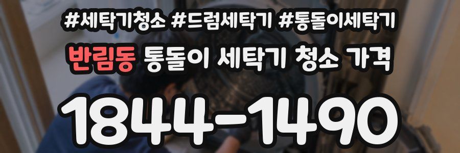 반림동 통돌이 세탁기 청소 가격