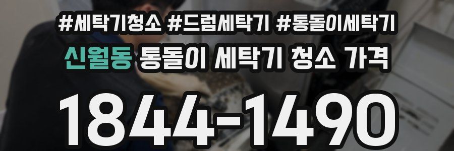 신월동 통돌이 세탁기 청소 가격