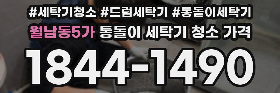 월남동5가 통돌이 세탁기 청소 가격