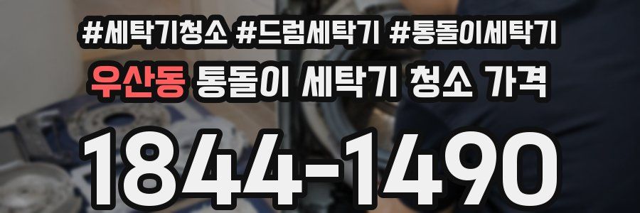 우산동 통돌이 세탁기 청소 가격