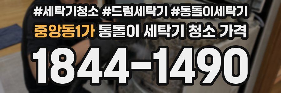 중앙동1가 통돌이 세탁기 청소 가격