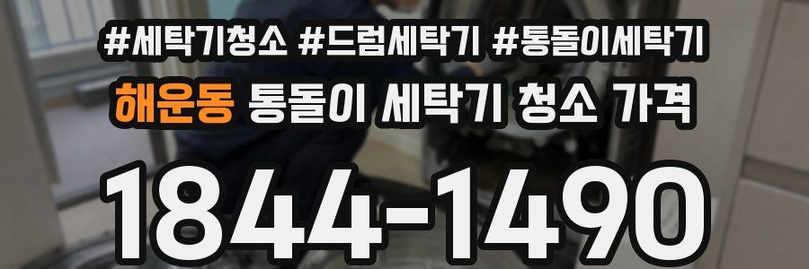 해운동 통돌이 세탁기 청소 가격
