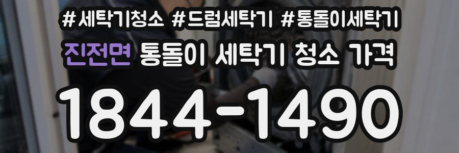 진전면 통돌이 세탁기 청소 가격