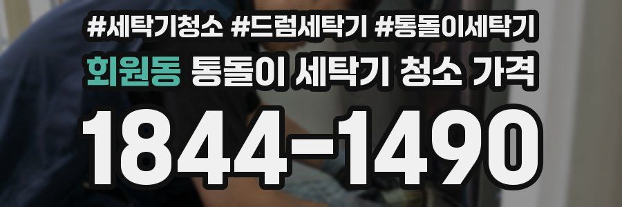 회원동 통돌이 세탁기 청소 가격