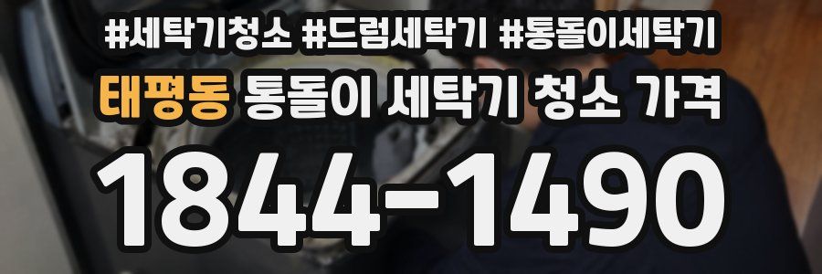 태평동 통돌이 세탁기 청소 가격