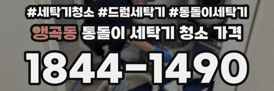 앵곡동 통돌이 세탁기 청소 가격