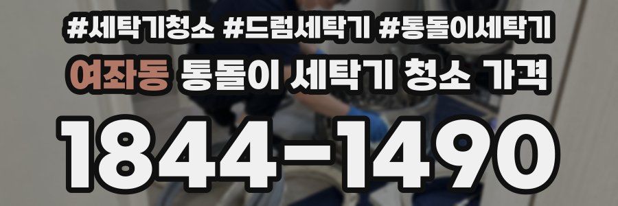 여좌동 통돌이 세탁기 청소 가격