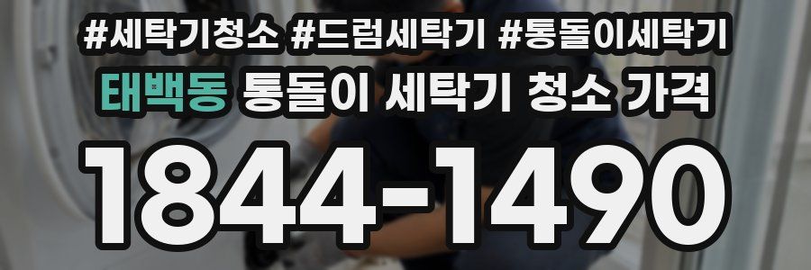 태백동 통돌이 세탁기 청소 가격