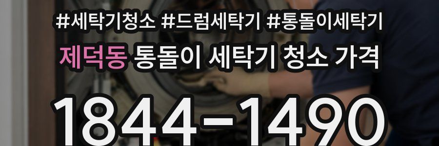 제덕동 통돌이 세탁기 청소 가격