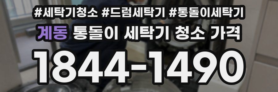 계동 통돌이 세탁기 청소 가격