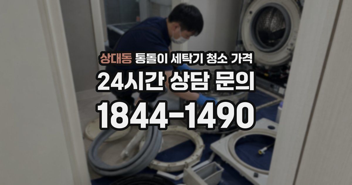 상대동 통돌이 세탁기 청소 가격