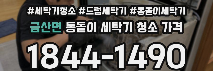 금산면 통돌이 세탁기 청소 가격