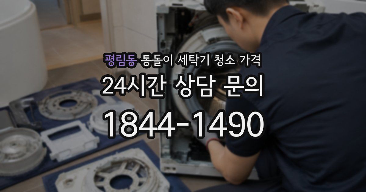 평림동 통돌이 세탁기 청소 가격