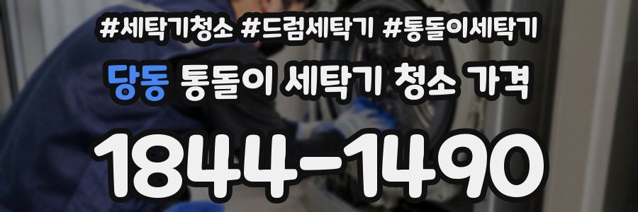 당동 통돌이 세탁기 청소 가격