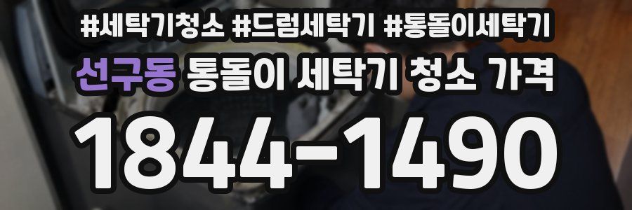 선구동 통돌이 세탁기 청소 가격